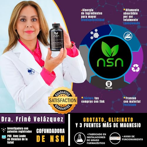 Vitamínicos, pastillas de magnesio Marca NSN Naturalsmart Nutrition (3)