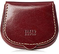 Amazon | [タケオキクチ] 小銭入れ 馬蹄型 エリア 266621 アカ