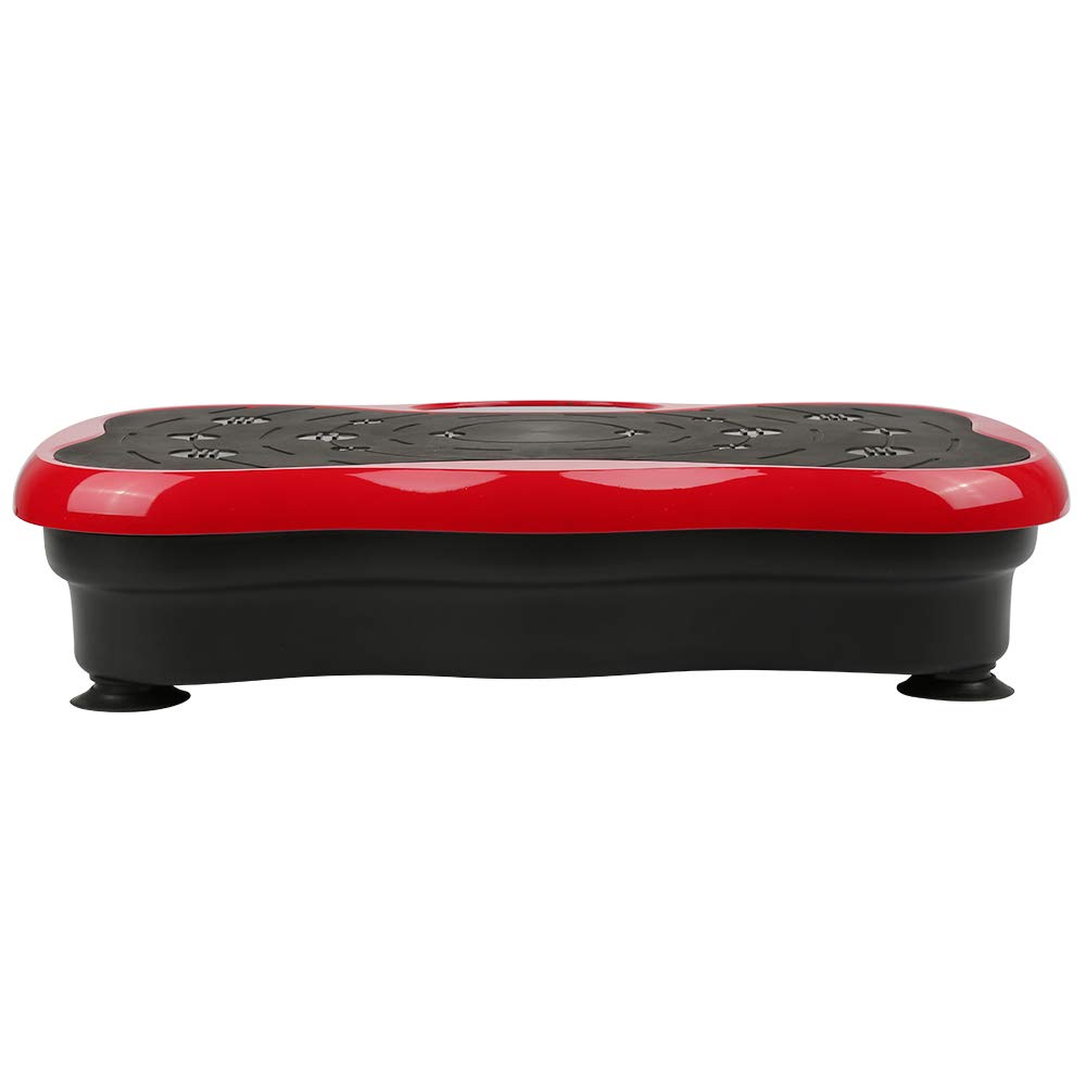 Fitness Vibrationsplatte | Fettverbrennung, Muskelaufbau & Ganzkörpertraining | Kompaktes Design mit Widerstandsbändern | Vibrations-Fitness-Trainer für Zuhause
