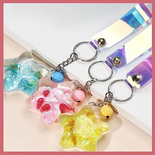 Key Chain Rings Teenitor Metal Split Key Chain Rings For Crafts 60 Key Chains 25Mm With 26Mm Chains And 60Pcs Open Jump Ring For Craft Key Ring #TOP3