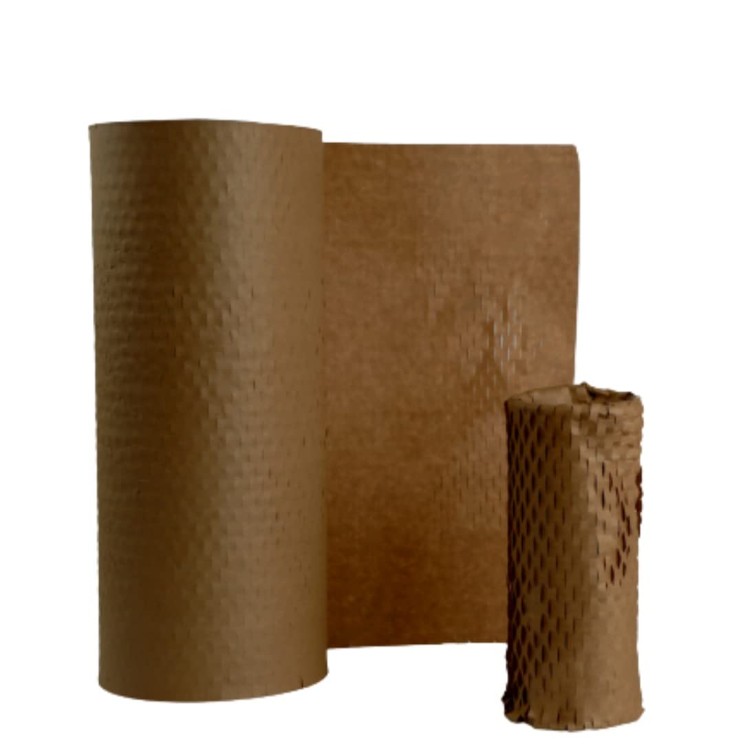 Honeycomb Packing Paper roll | Paper Bubble wrap | Expandable Upto 100 Meter | Honeycomb Wrap Roll Paper Bubble Roll- Pack of 1-15" X 6" Roll (Brown) (B09RF2NSWF) Amazon Price History, Amazon Price Tracker