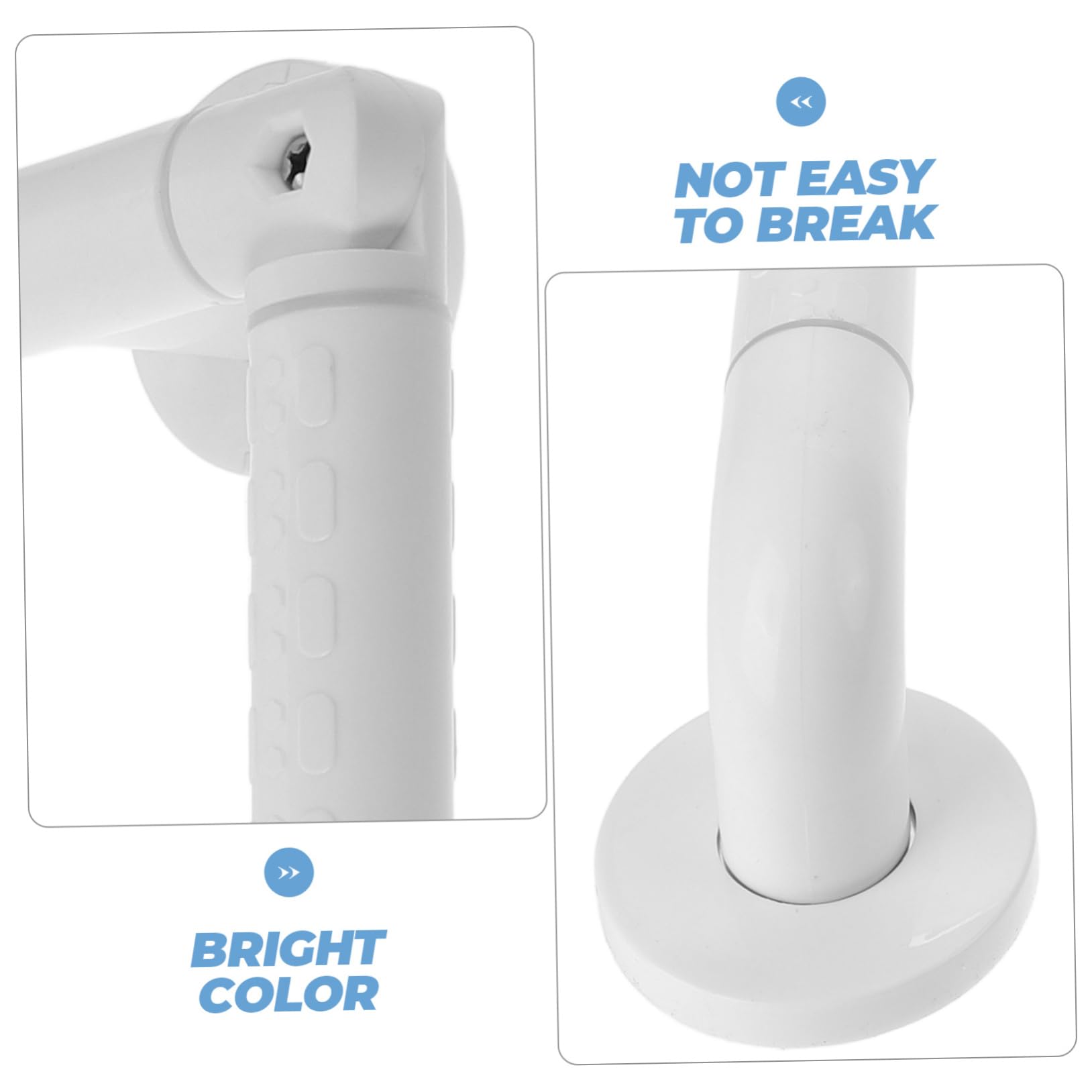 DOITOOL Barra de Apoyo para Baño Antideslizante y Cómoda, Pasamanos de Acero Inoxidable para Personas Mayores y Discapacitadas, Adecuado para Inodoros y Duchas