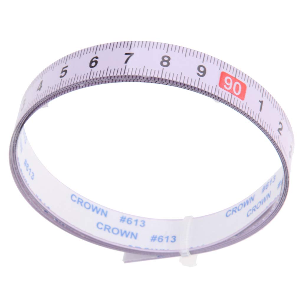 CALANDIS® Miter Saw Track Tape Measure Adhesive Metric Ruler Right to Left(100CM-0) | Steel | 1 Piece Self Adhesive Measure Tape (B0B1MQXQ26) Amazon Price History, Amazon Price Tracker