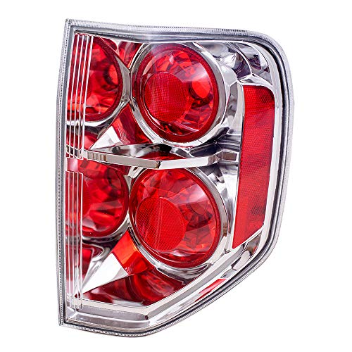 Brock Replacement Taillight Tail Lamp Passenger Compatible with 06-08 Pilot SUV 33501-S9V-A11