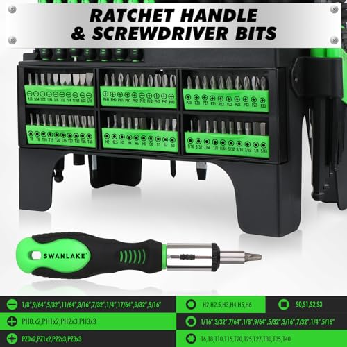 141-Piece Magnetic Screwdriver Set