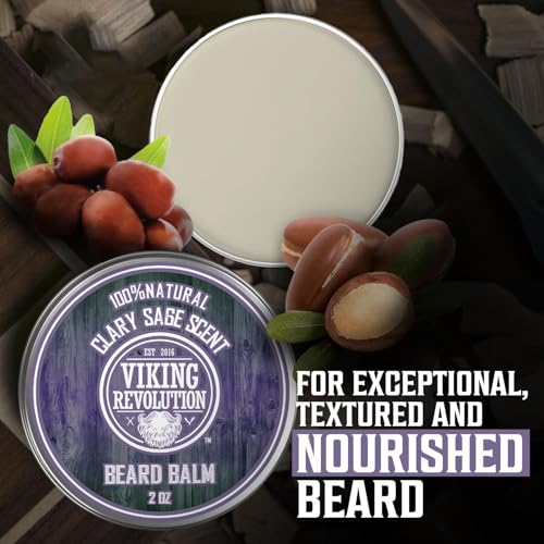Image of Viking Revolution Beard Balm - Clary Sage - 2 oz