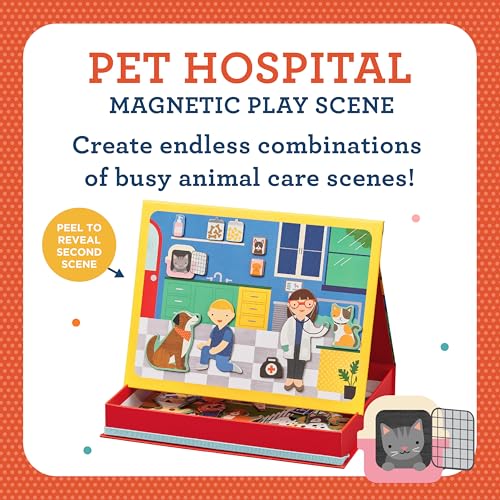 Image of Petit Collage Mag Play Scene Pet Hospital