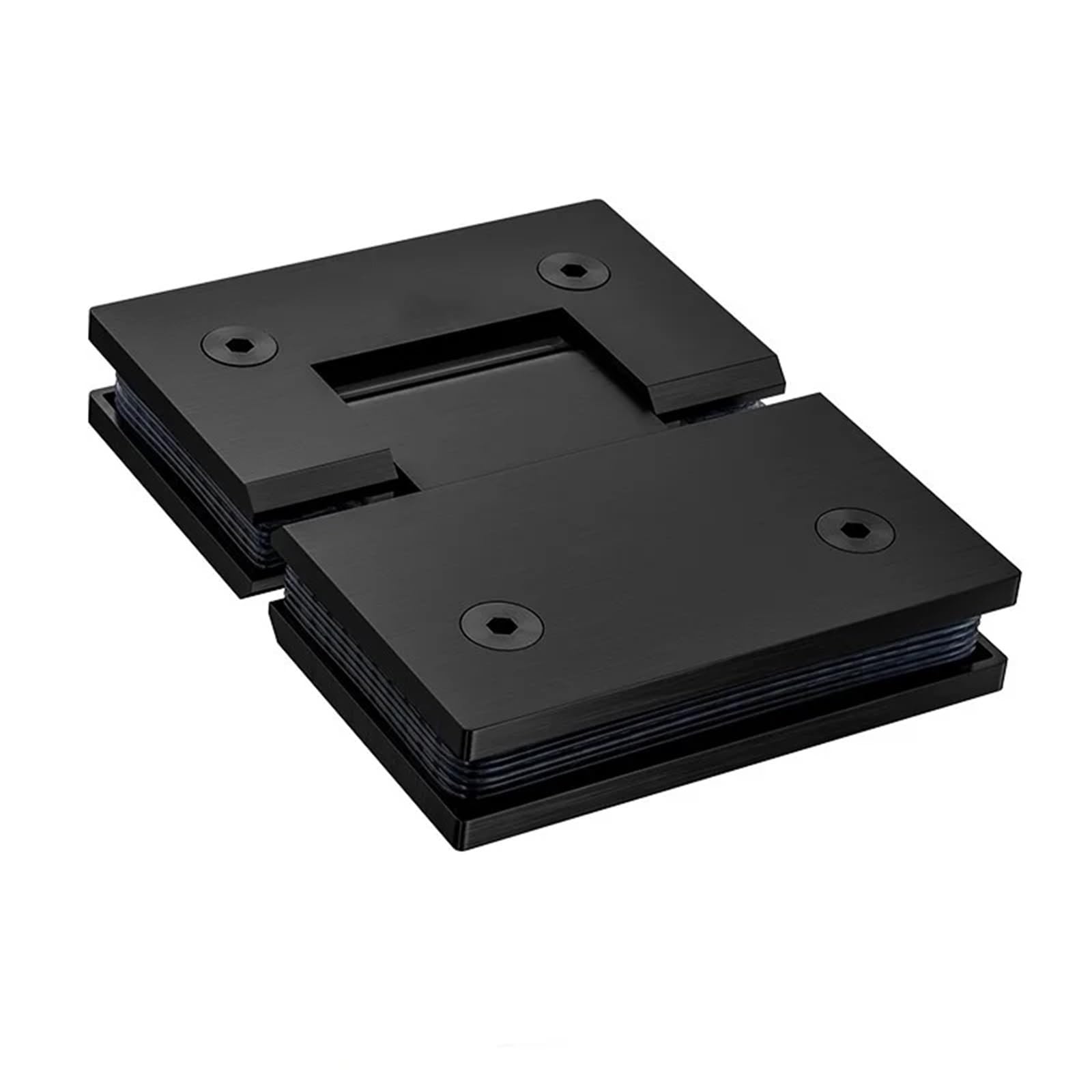 1pcs 90°/180° Stainless Steel Hinges Bracket Door Hinges(Black 180 Degree)