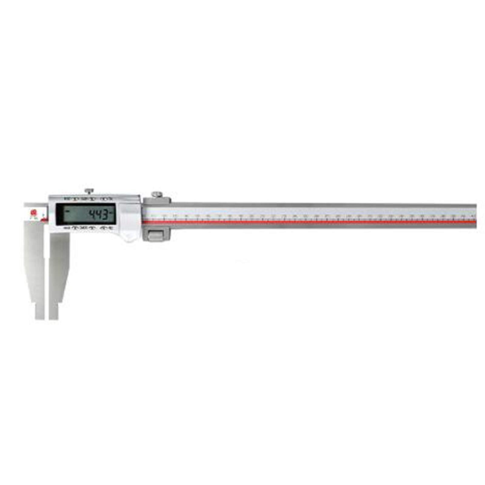 Vernier - Calibre digital de 500 mm, 600 mm, 1000 mm, 1500 mm, herramienta de medición unidireccional con cuerpo de metal y pantalla LCD, regla digital de precisión para mediciones precisas, tamaño: 0
