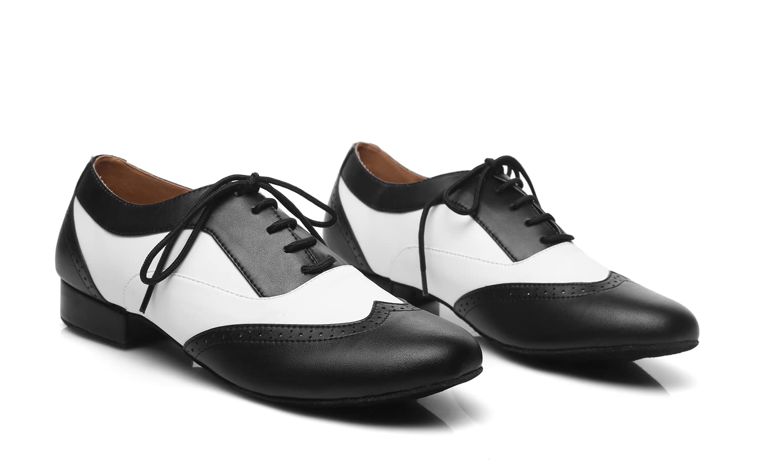 Zapatos de baile modernos con cordones para hombre chacha latina tango jazz rumba