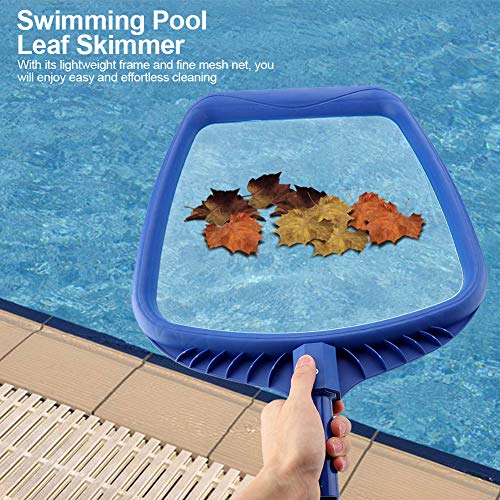 Escumadeira de piscina, Ferramenta para limpeza de sacos rasos de rede fina de malha fina e rasa com