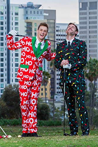 Tipsy Elves Men's Christmas Holiday Suit Jackets - Ugly Christmas Sweater Inspired Blazers for Men4
