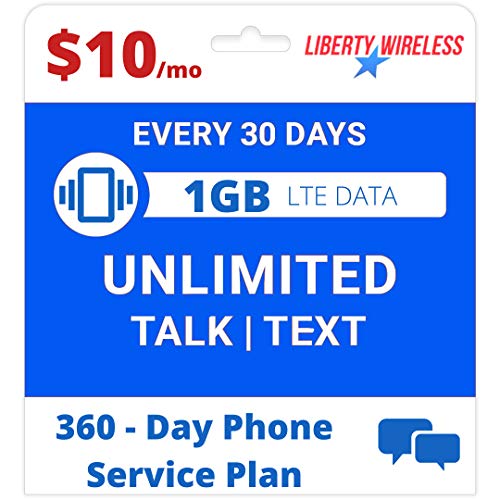 $10/Mo Liberty Wireless Prepaid Wireless Phone Plan