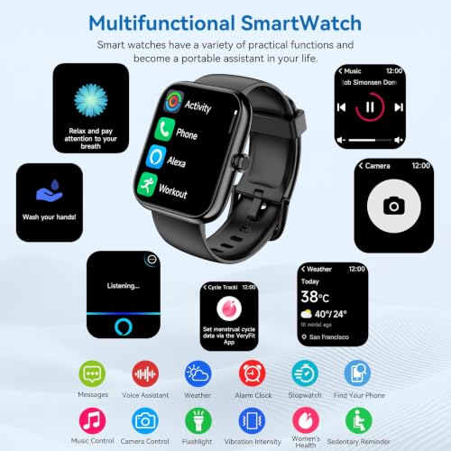 Smart Watch with Alexa Built-in