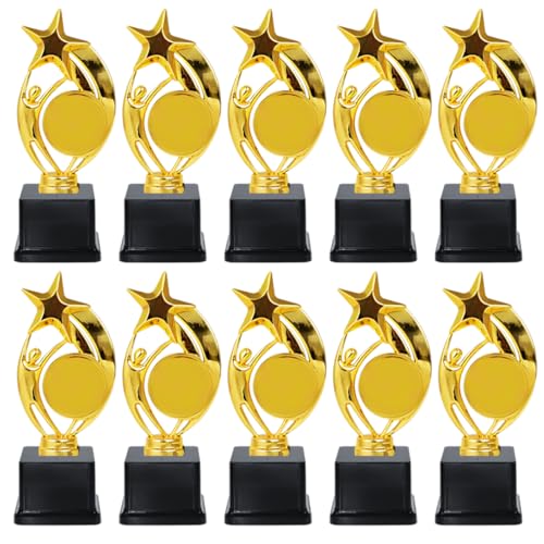 10 PC Trophy 13 with Customization Logo for Events, Functions, Aw...