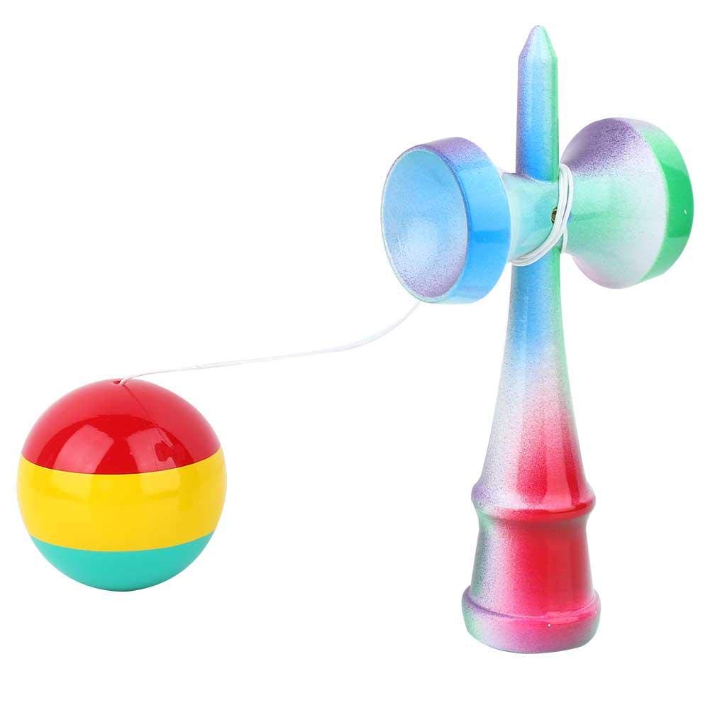RegunKendama Toy Japanese Traditional Toy Wooden Painted Ball Kendama Kids Sports Game