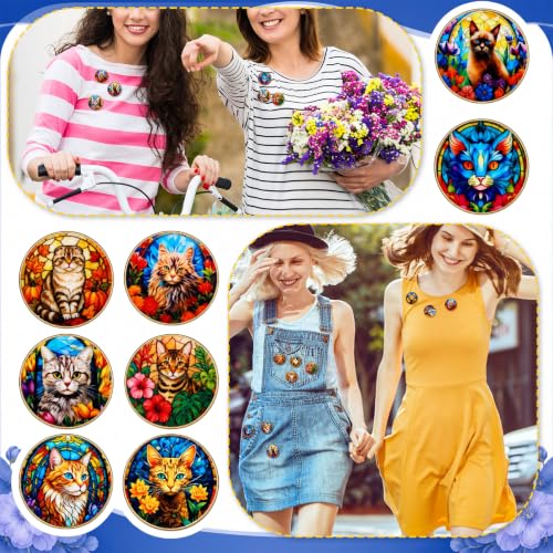 Image of 30 /60 Pcs Cute Enamel Pins Bulk Lapel Brooch