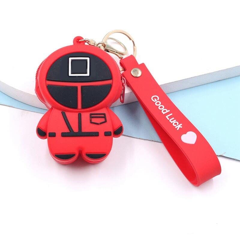 Image of AUGEN Cute Pop It Coin Purse Pouch Keychain For Gifting With Key Ring Anti-Rust (Pack Of 1)