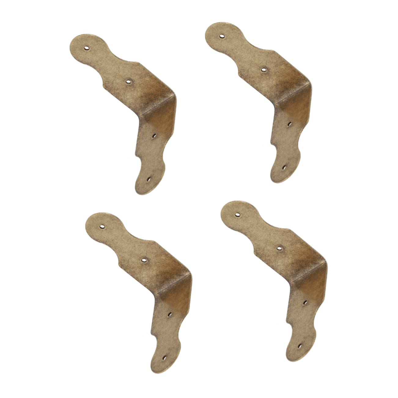 Table Corner Protectors Safety Edge, 4pcs Copper Corner Protectors For Furniture Edges