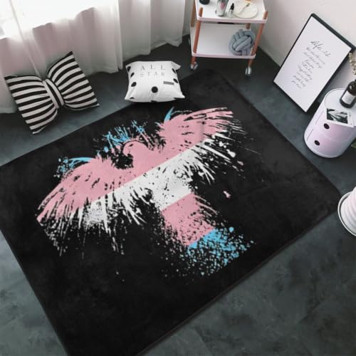Eagle Transgender Flag Area Rug