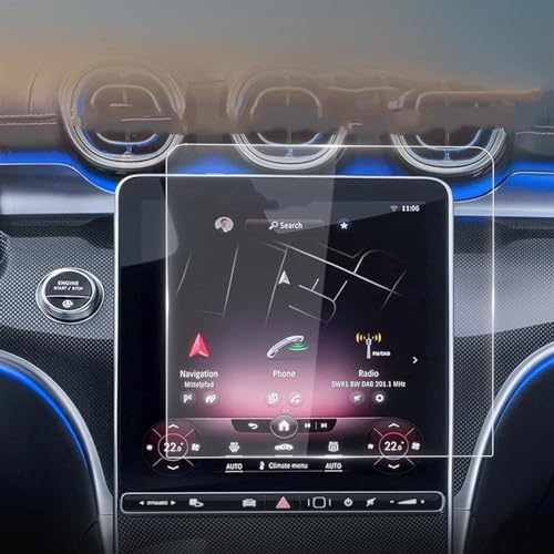 Protector de pantalla para Benz Clase C 2023 de cristal templado azul