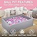 MODEREVE Ball Pits for Toddlers, Large Baby Ball Pit 47