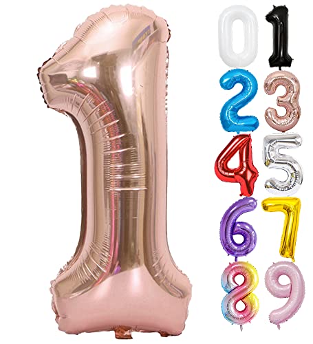 FAMULIA 数字 風船 バルーン 誕生日 大きい 特大サイズ