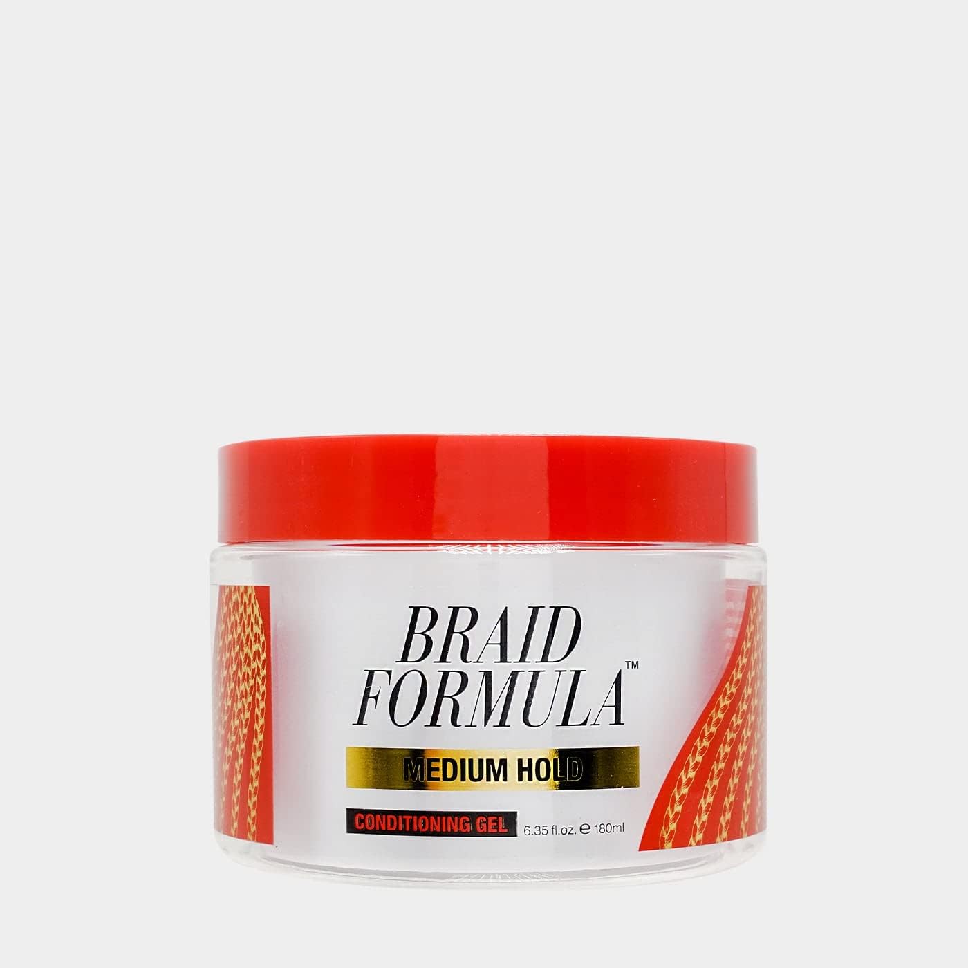 EBIN NEW YORK Braid Formula Conditioning Gel, Medium Hold, 6.35oz | Great for Braiding, Twisting, Edges, No Residue, No Flaking, Strong Hold, High Shine, Smoothing with Clean & Aloe Vera Scent