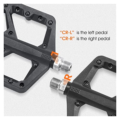 Bicycle Pedal Ultralight Nylon Pedals 2 Sealed Bearings Fit For Moutain Bike Multicolor Pedals Bike Accessorie Modified Parts (Color : 093 Orange) #TOP2