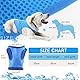 TYXHXTF Kühlweste für Hunde, Kühljacke mit Klettverschluss, Kühlmantel für Haustiere Sommer für Outdoor Wandern Training (M, Blau)