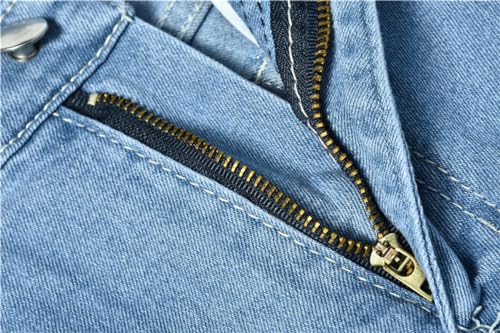 Andongnywell Women's Ripped Bell Bottom Jeans Destoryed Wide Leg Flare Denim Pants Distressed Boot Cut Trousers4