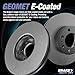 Brake X Front and Rear Brake Pads and Rotors Kit replacement for 2004-2008 Subaru Forester | AEGIS GEOMET Coated Rotors and Alpha Ceramic Brake Pads