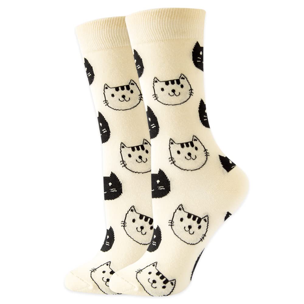 WOVSTNOV Cute And Novetly Men's And Women's Socks Animal Fruit Food Pattern Mid Calf Socks Funny Socks, 2, 7.5-11.5