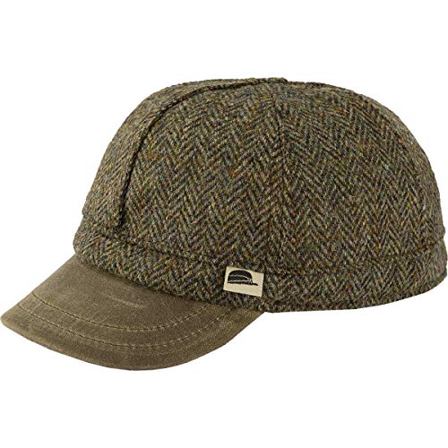 Stormy Kromer The Jockey Cap - Fashion Wool Hat in Harris Tweed