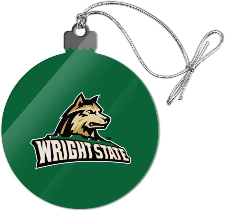 GRAPHICS & MORE Wright State Primary Logo Acrylic Christmas Tree Holiday Ornament