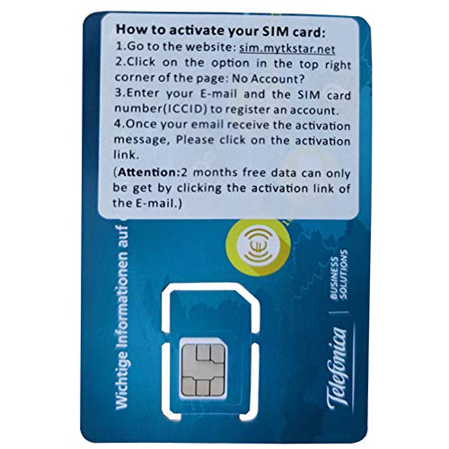 Tarjeta SIM azul aplicable en 28 países de Europa para GPS Tracker tk905 tk915 tk913 tk901 tkmars winnes localizador GPS