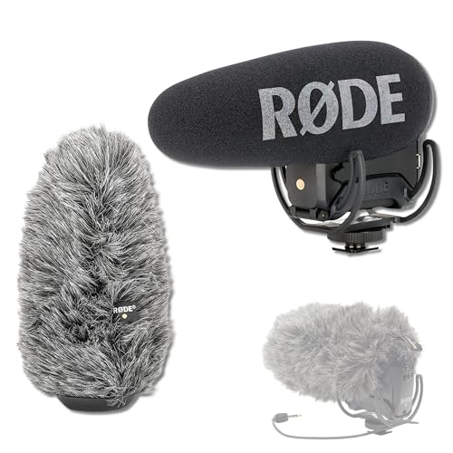 Rode VideoMic Pro+ Shotgun Microphone with Wind Cover