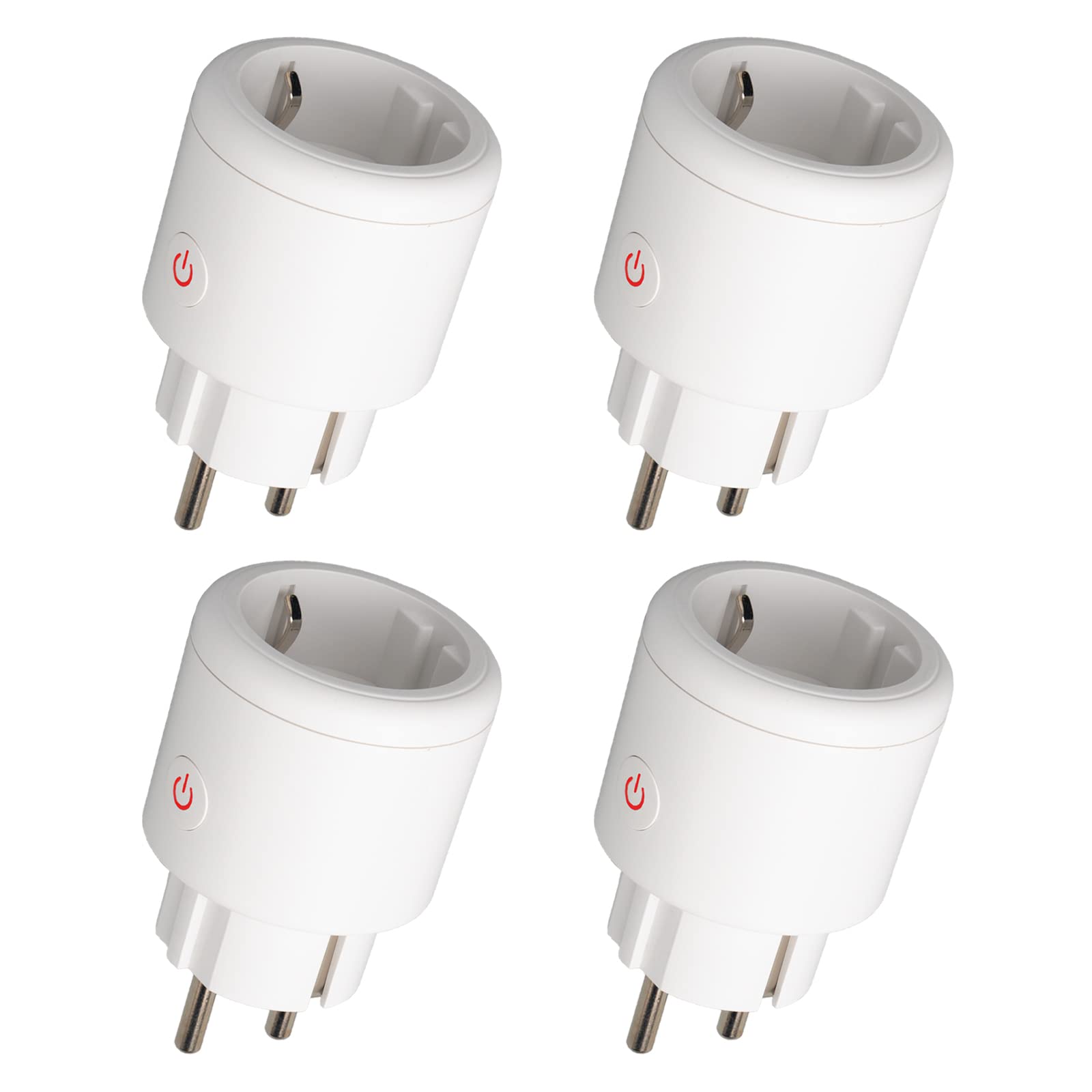Enchufe Inteligente ZigBee, 16A Alexa Enchufe con monitor de consumo de energía, App Control remoto Smart Plug con temporizador, control por voz compatible con Alexa/Google Home,Hub Requerido