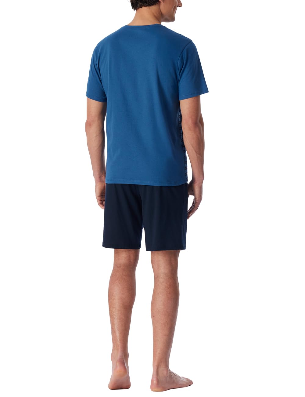 Uncover by Schiesser Herren Uncover By Schiesser Herren Schlafanzug Set Shirt und Hose Kurz - Nachtwäsche Pyjamaset (1er Pack)