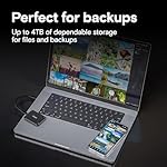 Crucial X9 2TB Portable SSD, Up to 1050MB/s, USB 3.2 USB-C, External Solid State Drive, Compatible with Windows, Mac, & Android, Reliable Storage for Games, Files, & Backups, Black - CT2000X9SSD902 - Image 5