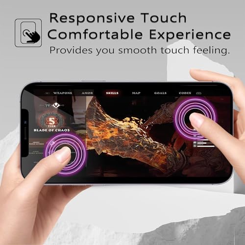 Image of 2 Pack 360 Degree Privacy Tempered Glass for iPhone 12 /iPhone 12 Pro - Anti-Spy, Anti-Scratch, 6.1-Inch Screen Protector