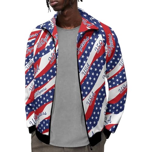 Image of Men's Lightweight Jackets Casual Full Zip Fleece Jacket Men Coats Fashion Long Sleeve Sweatshirt
