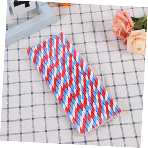 Healeved 150 pcs pitillos de papel biodegradables multicolor miniatura 3