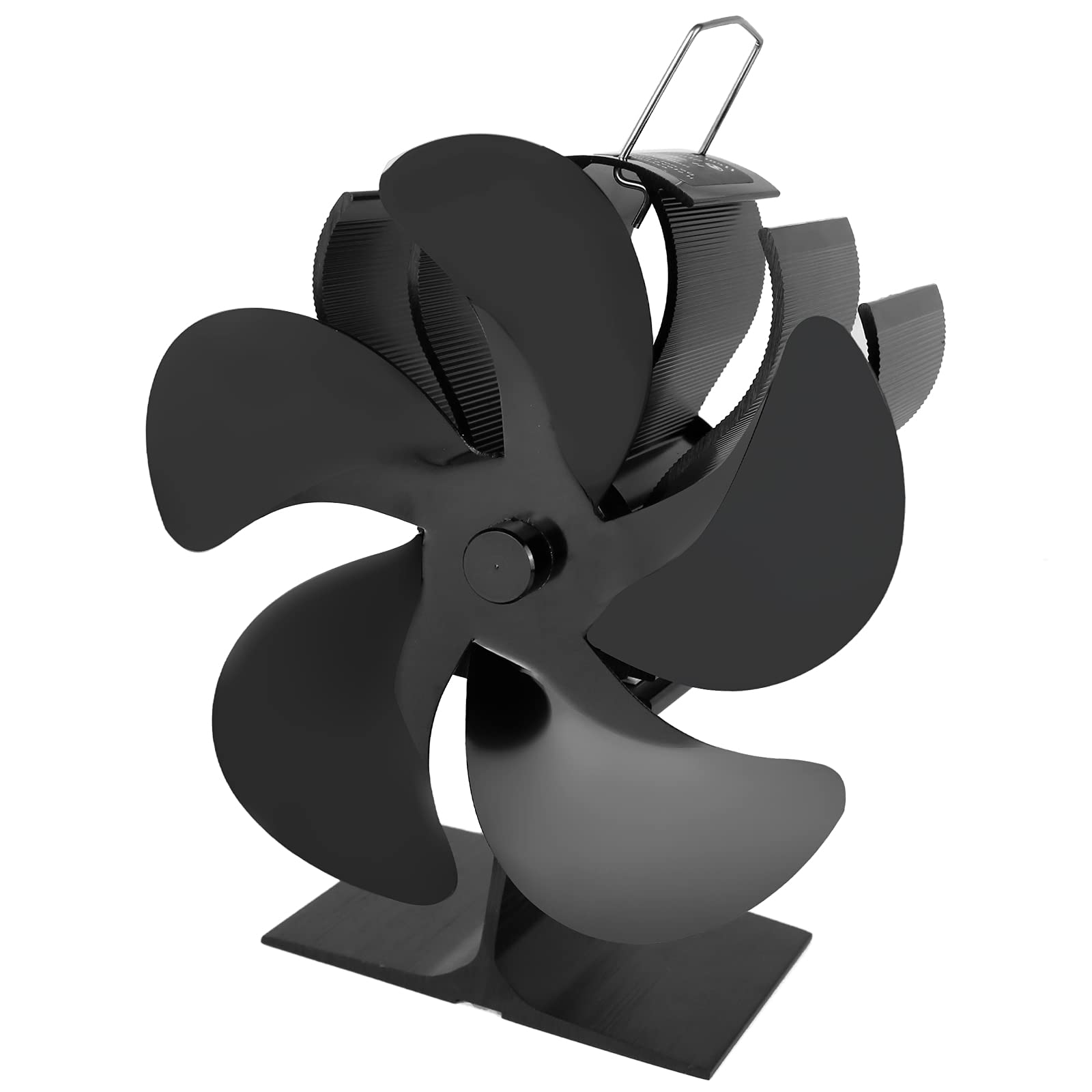 tsendi 4 Blades Log Burner Fan, Wood Stove Fan for Log Burner Fireplace, Silent Operation, Eco Friendly, Heat Circulation, Heat Powered Stove Fan for Fireplace/Room/Home