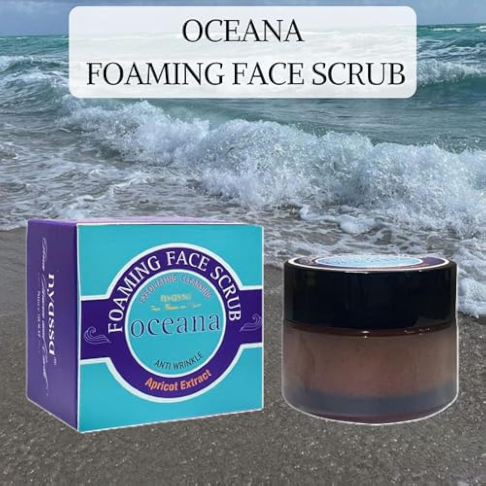 Foaming Scrub, Exfoliating Cleansing Scrub, 35g