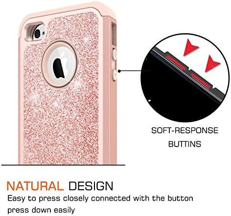LeYi Compatible for iPhone Xs Max Case (Not Fit iPhone Xs) with Tempered Glass Screen Protector [2Pack] for Women Men, Military-Grade Phone Case with Ring Kickstand for iPhone Xs Max, Rose