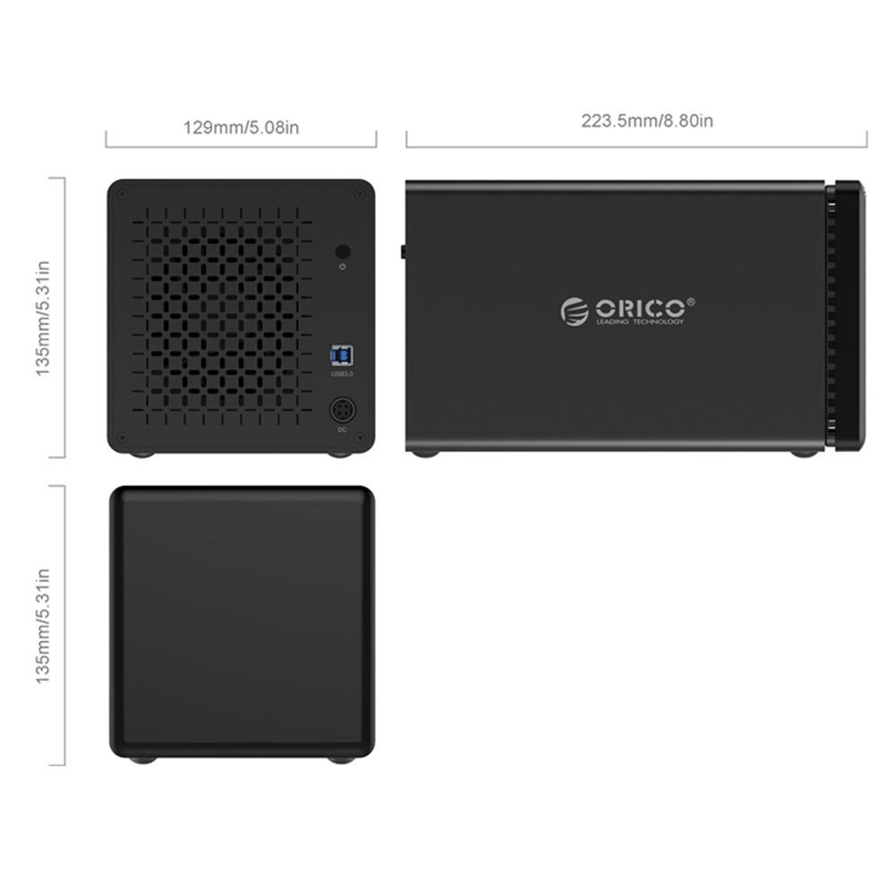 HD Storage RAID - 4 Baias USB 3.0 - NS400RU3 - Orico | Amazon.com.br