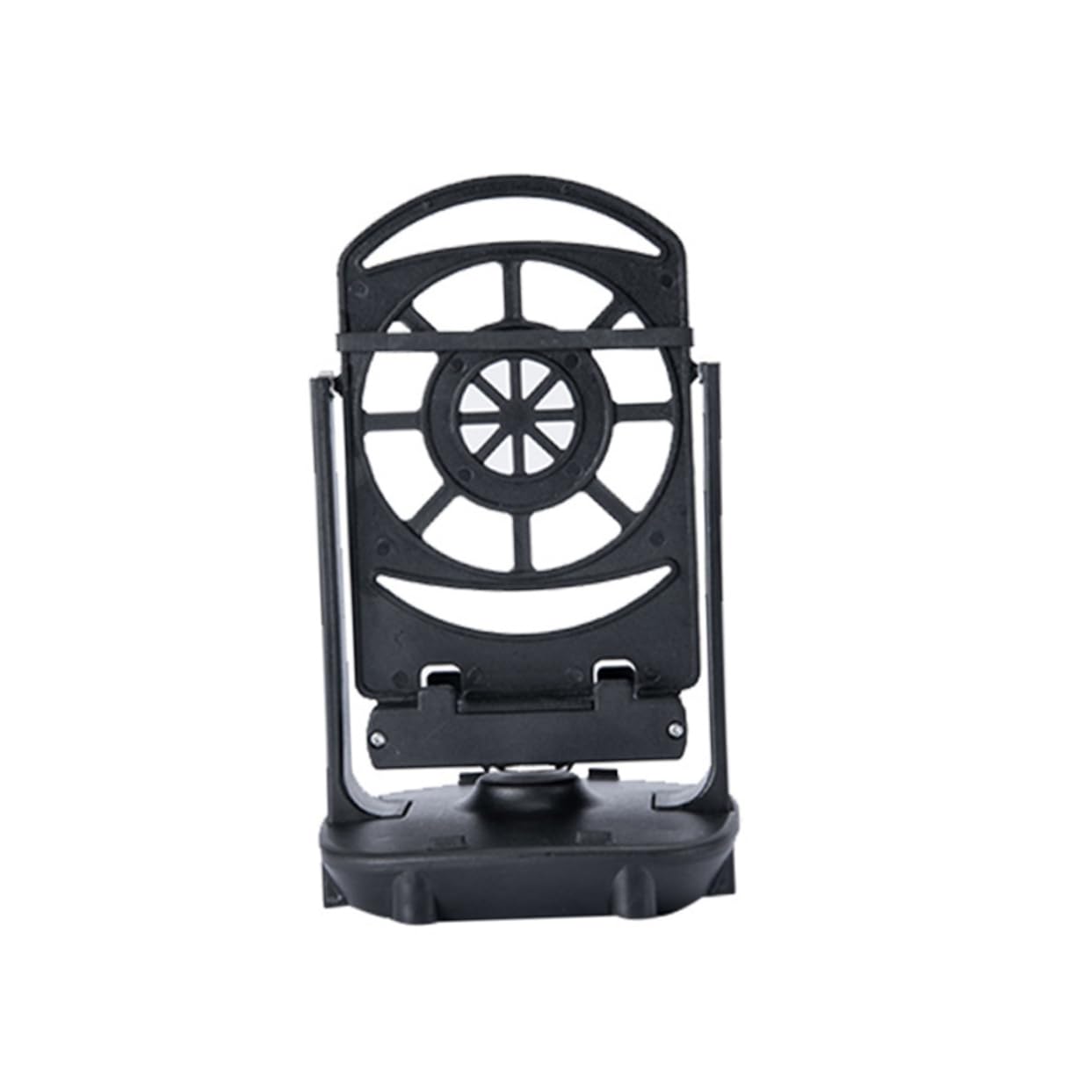 ibasenice Silent Walker Brush Dual Phone Mute Phone Base Bracket Stainless Steel Pedometer Exercise Tool