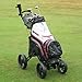 FLAGTAG Golf Push Cart 4-Wheels,Folding Golf Cart, Golf Pull cart with Cup Holder,Umbrella Holder,Cooler Bag, Foldable with one-Click,Handle Height Adjustable,Drink Holder,Walking Push cart