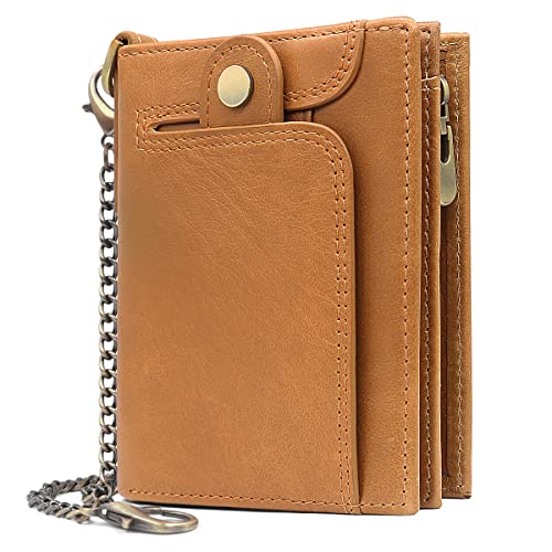 Dimensioni: 11.5 x 9.5 x 2.5 cm, 137g. portafoglio in sicurezza lunghezza catena 30cm. Alla moda, leggero e facile da trasportare, può essere abbinato a jeans o completi. il portafoglio eccellente è un buon compagno per lo shopping, i viaggi, le vacanze e l'uso quotidiano.